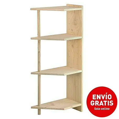 Astigarraga Gala Estantería de madera esquinera