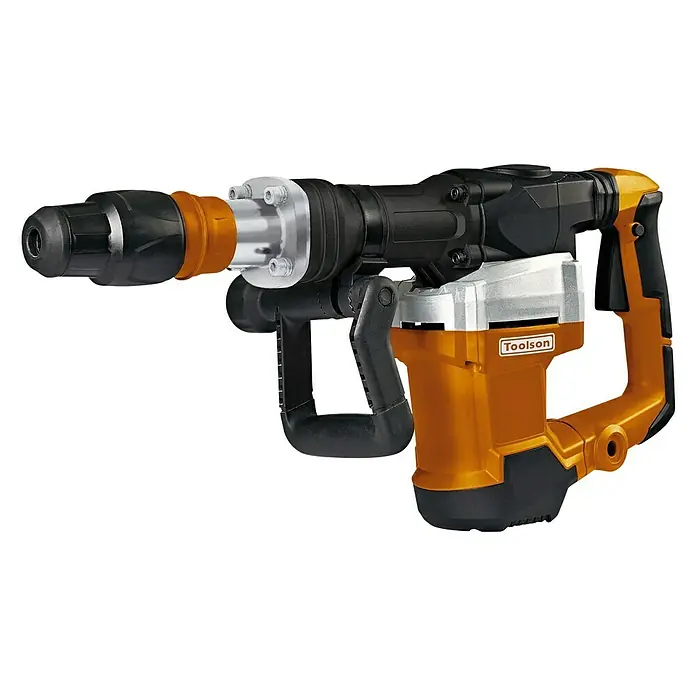 Toolson Abbruchhammer PRO-HM 27 MAX - 1.500 W, Schlagzahl: 1.900 /min, Einzelschlagstärke: 32 J - Diagonale Ansicht