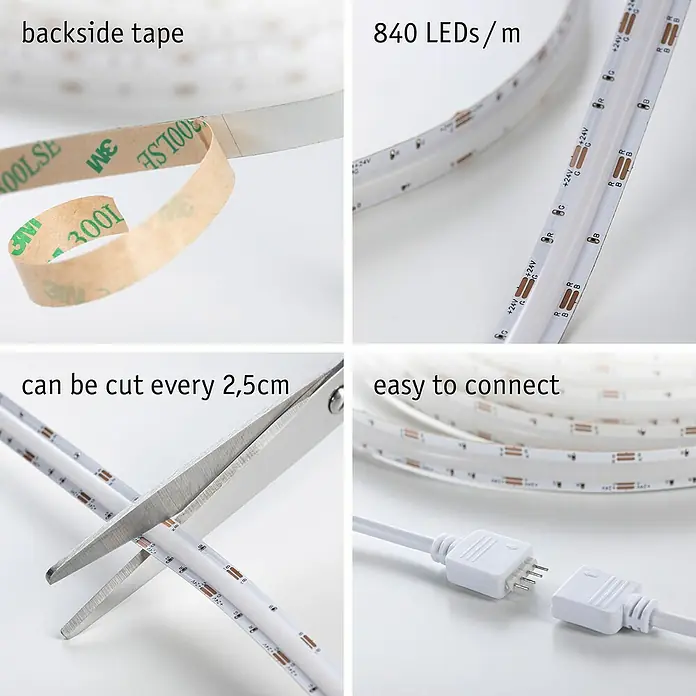 Paulmann LED-Band - Länge: 150 cm, RGB, Max. Leistung: 14,5 W - Informationsansicht