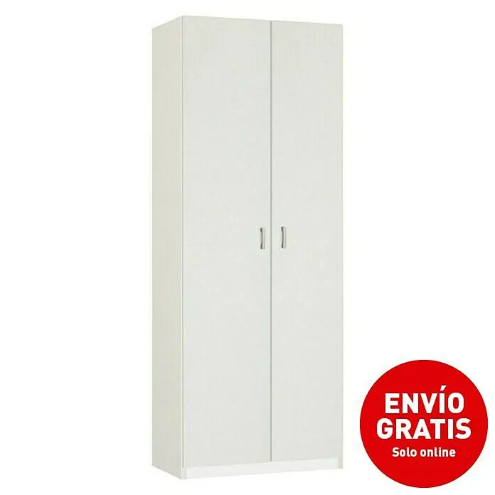 Muebles Pitarch Armario multiuso 102 - L x An x Al: 35 x 80 x 180 cm, Blanco - Imagen de campaña