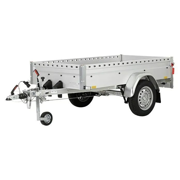 Stema Anhänger BH-R 850 - Nutzlast: 685 kg, Einachser, Kasteninnenmaß: 201 x 108 x 33 cm, Gebremst - Diagonale Ansicht