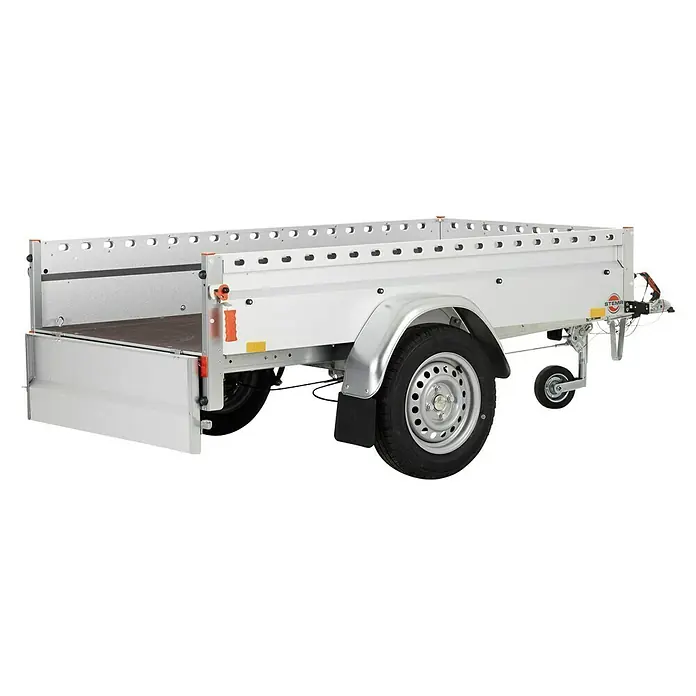 Stema Anhänger BH-R 850 - Nutzlast: 685 kg, Einachser, Kasteninnenmaß: 201 x 108 x 33 cm, Gebremst - Diagonale Ansicht