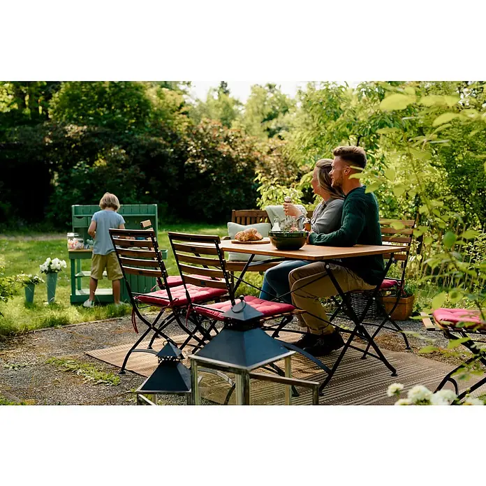 Sunfun Moni Gartenstuhl - Breite: 57 cm, Akazie, Ohne Armlehnen - Anwendungsbeispiel