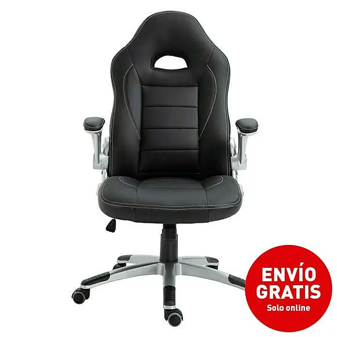 Silla de oficina Victoria - Negro, Reposacabezas - Imagen de campaña