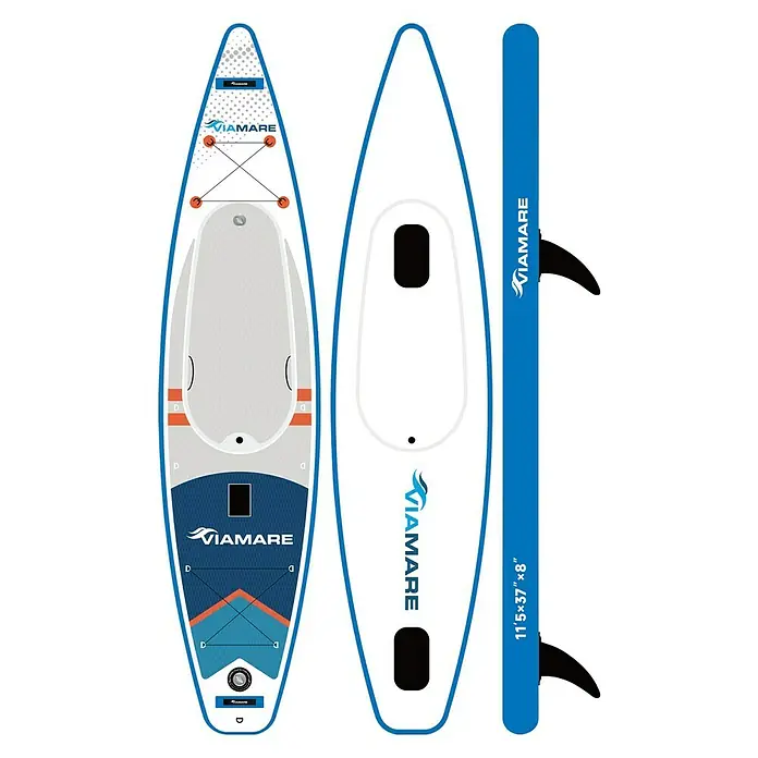 Viamare SUP-Board Kajak 350 - L x B x H: 350 x 94 x 20 cm, Nutzlast: 200 kg, Aufblasbar - Vorderansicht