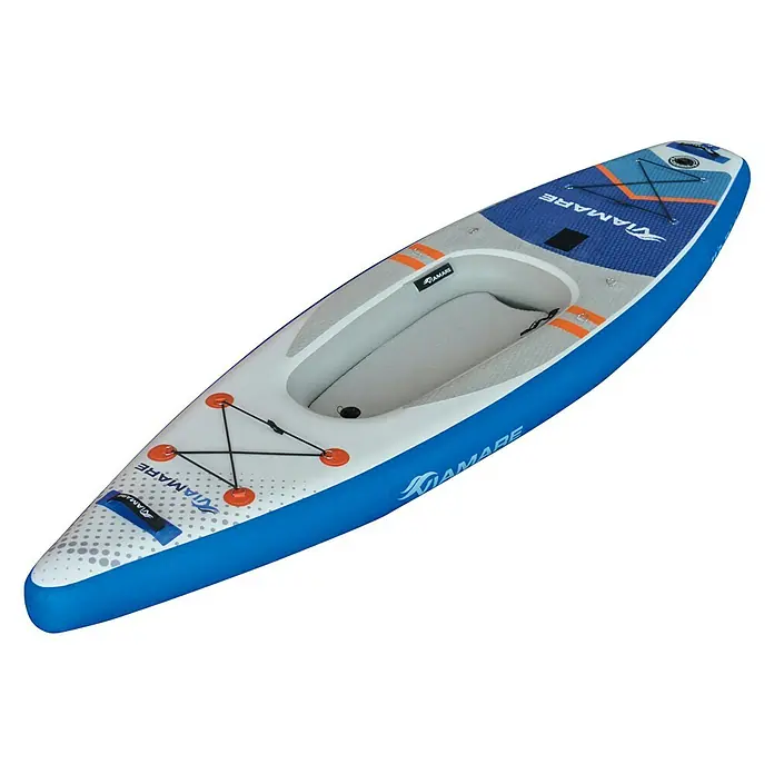 Viamare SUP-Board Kajak 350 - L x B x H: 350 x 94 x 20 cm, Nutzlast: 200 kg, Aufblasbar - Diagonale Ansicht