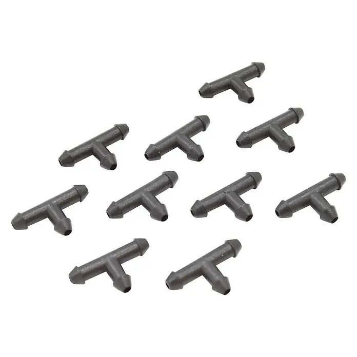 Pieza T microgoteo - 4 mm, 10 ud.