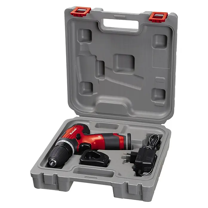 Einhell Akku-Bohrschrauber TH-CD 12-2 Li - 12 V, Li-Ionen, 1,3 Ah, 1 Akku, Leerlaufdrehzahl: 0 U/min - 1.300 U/min - Diagonale Ansicht