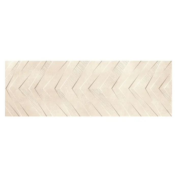 BHS Showroom Revestimiento cerámico Energy Arrow - 40 x 120 cm, Ivory, Rectificado, Efecto cemento - Vista superior