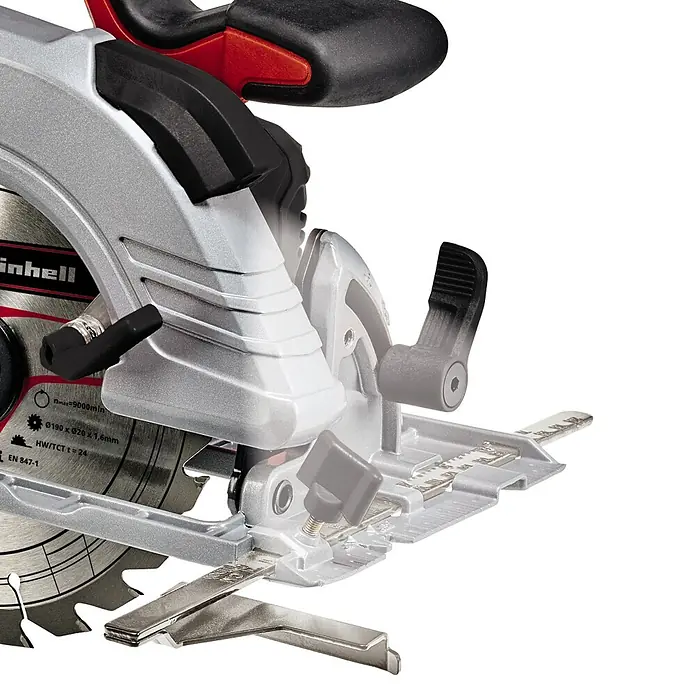 Einhell Power X-Change Akku-Handkreissäge TE-CS 18/190 Li BL-Solo - 18 V, Ohne Akku, Leerlaufdrehzahl: 0 U/min - 3.800 U/min - Detailaufnahme