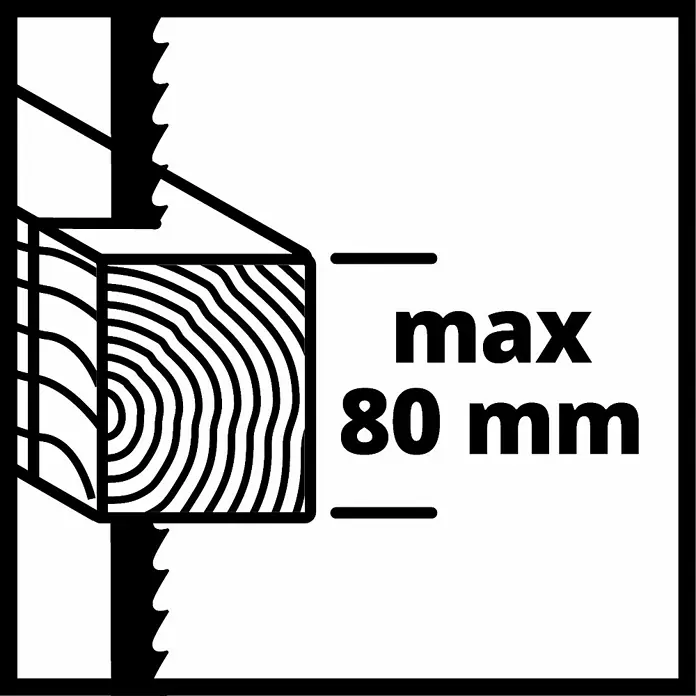 Einhell Stichsäge TC-JS 80/1 - 550 W - Informationsansicht