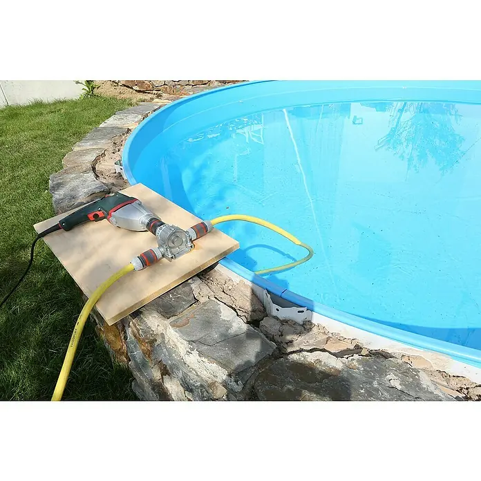 Wolfcraft Pumpe - Max. 3.000 l/h, Förderhöhe: 30 m (½″ Schlauch) - Stimmungsaufnahme