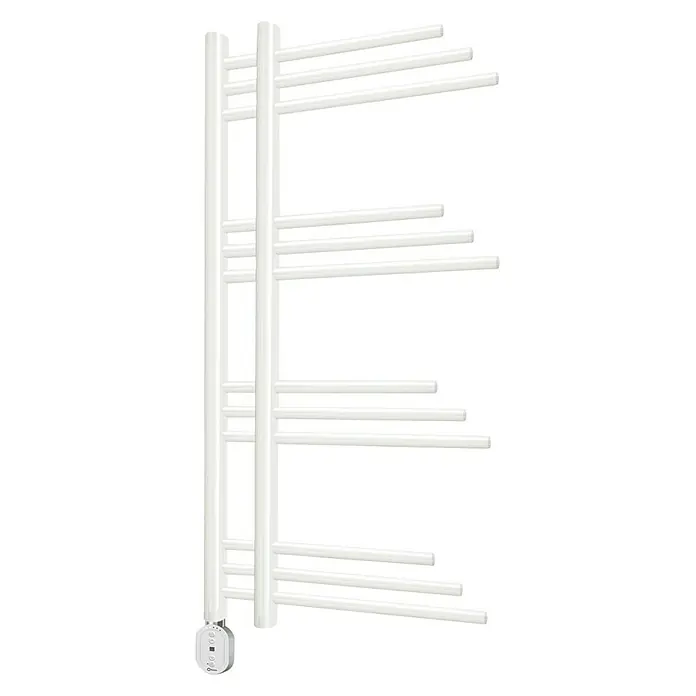 Rointe Radiador toallero eléctrico Ravel Oval - An x Al: 50 x 99,5 cm, 300 W, Blanco - Vista angular