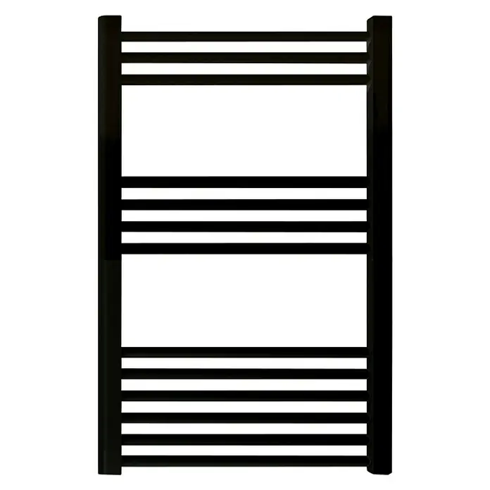 Rointe Radiador toallero Elba Aqua - 50 x 77 cm, 299 W, Negro - Vista frontal