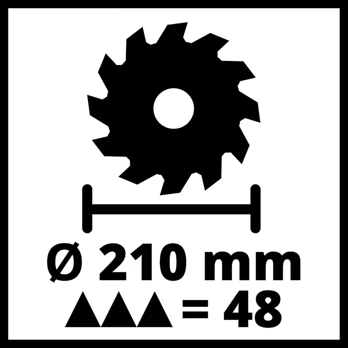 Einhell Preklopna kutna pila - 1.800 W, Promjer lista pile: 210 mm, Broj okretaja pri praznom hodu: 0 okr/min - 4.900 okr/min - Informacije o proizvodu
