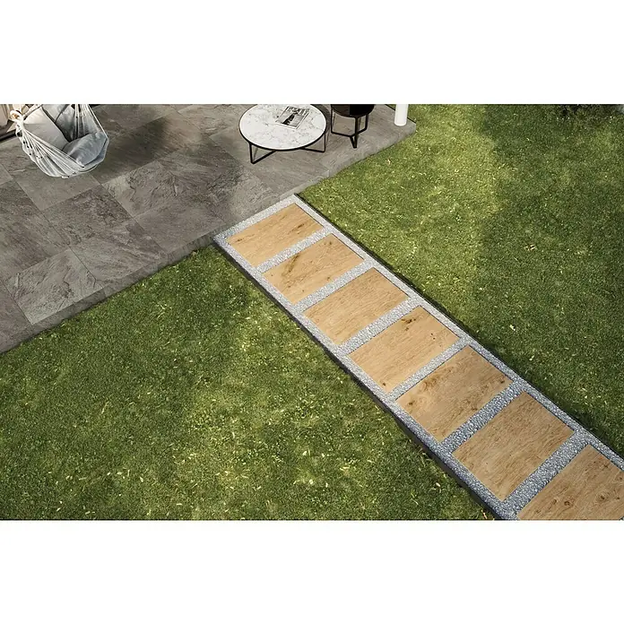 Atlas Concorde Terrassenfliese Regent Grey - 60 x 60 x 2 cm, Grau, Matt - Stimmungsaufnahme