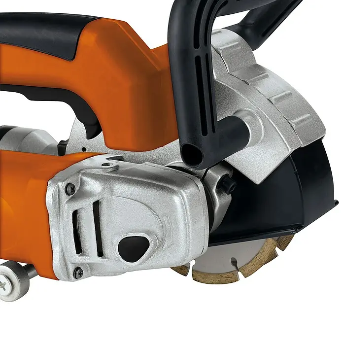 Toolson Mauernutfräse Pro-MF 1320 - 1.320 W, Durchmesser Scheibe: 125 mm, Nuttiefe: 8 mm - 30 mm, Nutbreite: 8 mm - 26 mm - Detailaufnahme