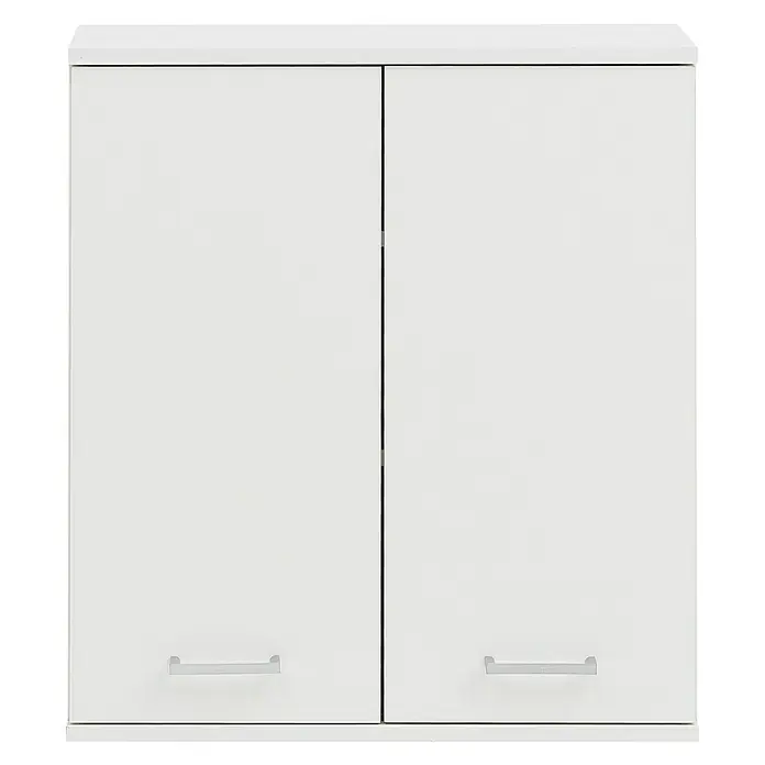 Schildmeyer Lorenz Oberschrank - 30 x 21 x 71 cm, Perlweiß - Vorderansicht
