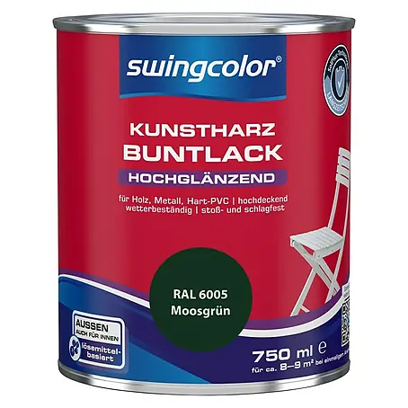 swingcolor  Buntlack Kunstharz für Außen