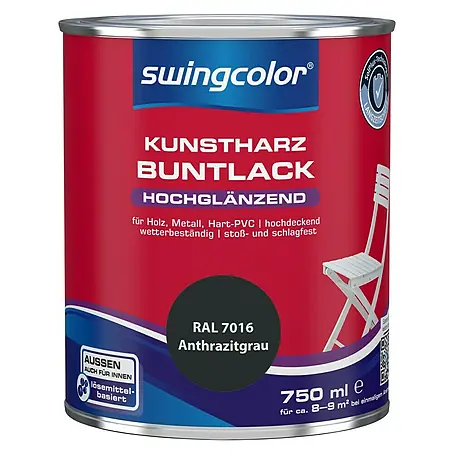 swingcolor  Buntlack Kunstharz für Außen