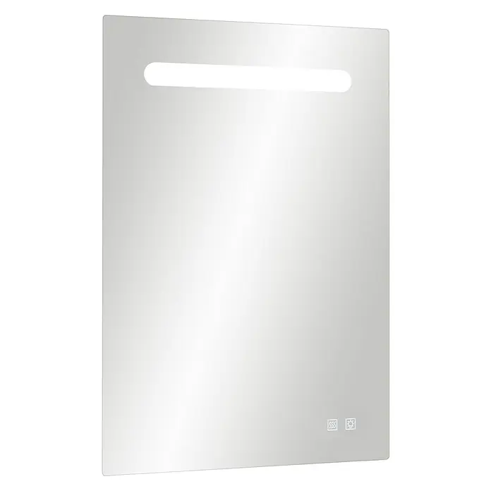 Camargue LED-Lichtspiegel Calor - 60 x 80 cm, Spiegelheizung - Rechte Seitenansicht