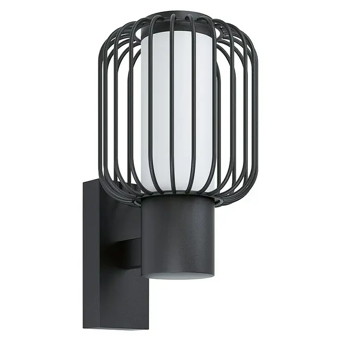 Eglo Ravello Vanjska zidna svjetiljka - 60 W, 16,5 x 16,5 x 27,5 cm, Crne boje, IP44