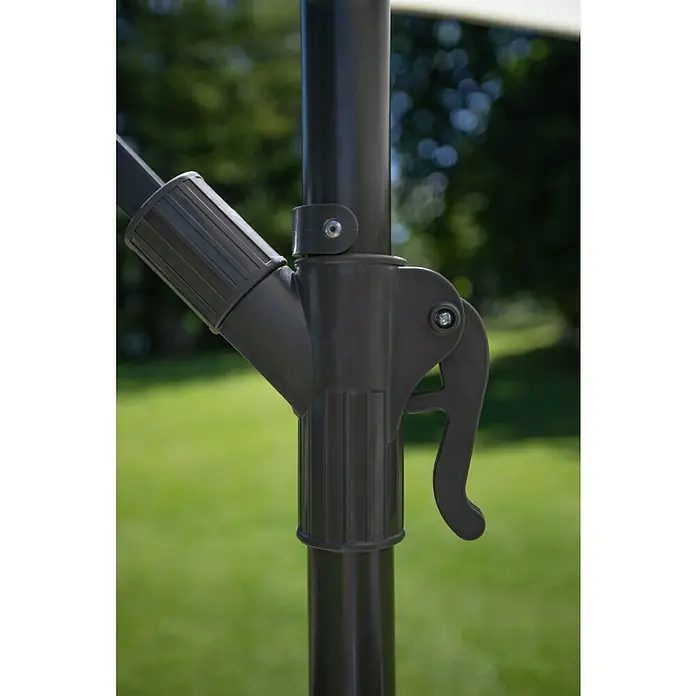 Sunfun Ampelschirm Toscana - Blau, Durchmesser: 300 cm - Stimmungsaufnahme