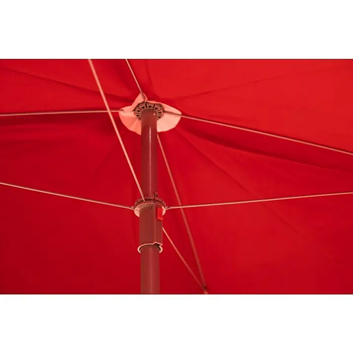Sunfun Balkonschirm Messina II - Chili, 180 x 120 cm - Stimmungsaufnahme
