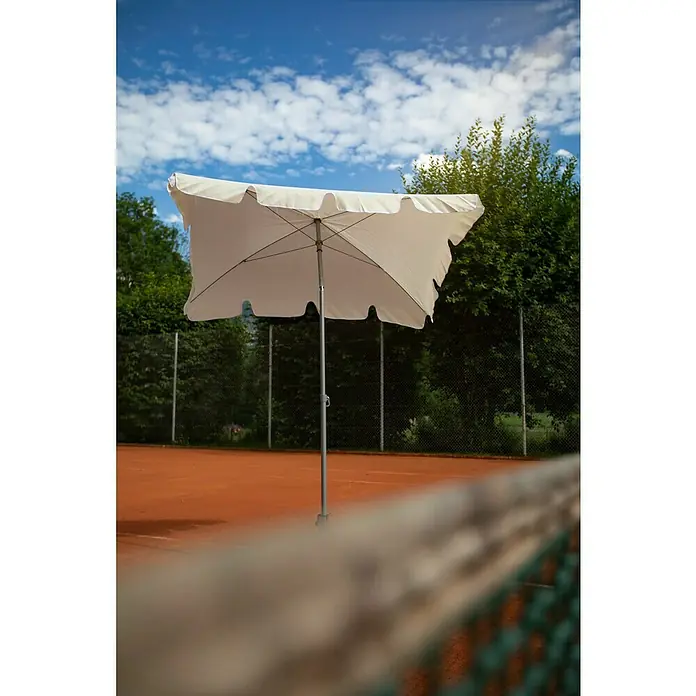 Sunfun Balkonschirm Messina II - Natur, 180 x 120 cm - Stimmungsaufnahme