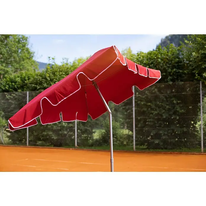 Sunfun Balkonschirm Messina II - Chili, 180 x 120 cm - Stimmungsaufnahme