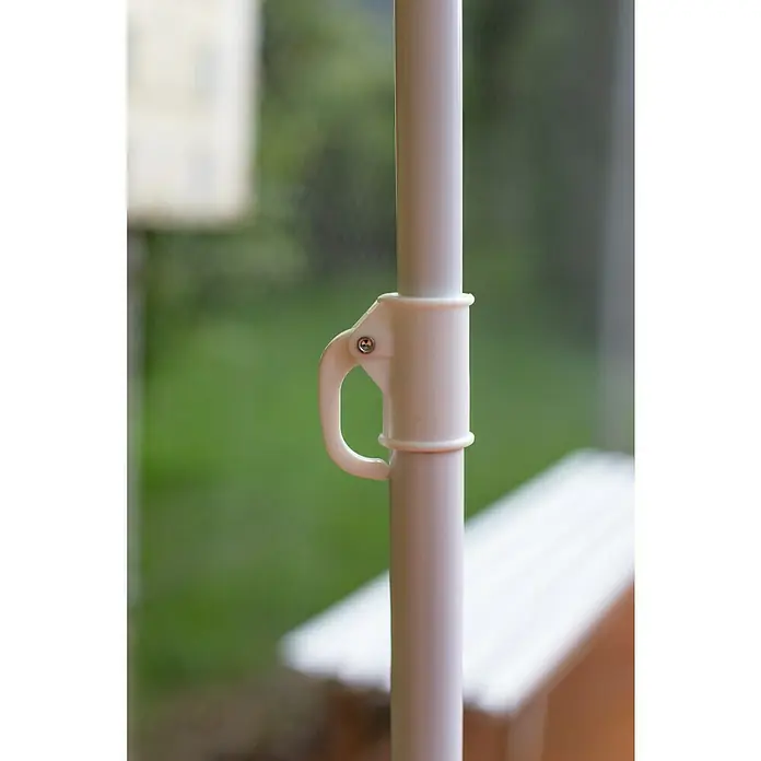 Sunfun Balkonschirm Provence II - Chili, Durchmesser: 200 cm - Stimmungsaufnahme