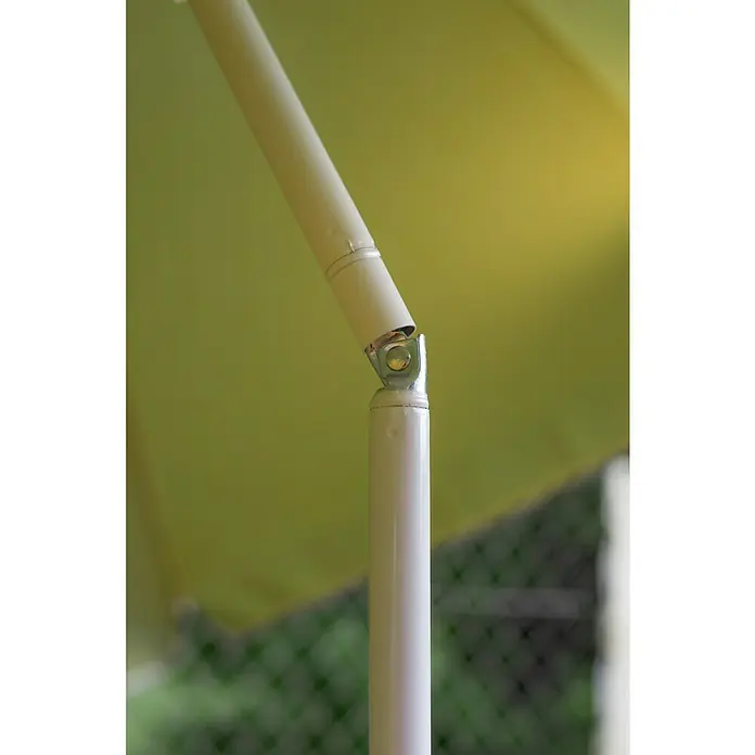 Sunfun Balkonschirm Provence II - Apfelgrün, Durchmesser: 200 cm - Stimmungsaufnahme