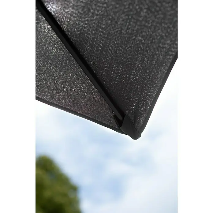 Sunfun Marktschirm Venetien II - Anthrazit, 300 x 200 cm - Stimmungsaufnahme