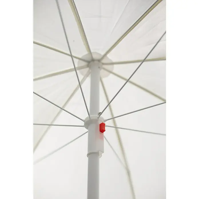 Sunfun Balkonschirm Provence II - Natur, Durchmesser: 200 cm - Stimmungsaufnahme