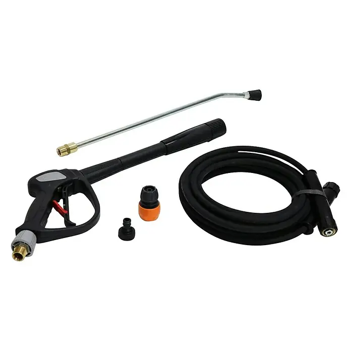 Visokotlačni čistač Omega Air HWC STORM 210 - Maksimalni tlak: 170 bar, Radni protok: 800 l/h, 4.700 W - Dijagonalni pogled