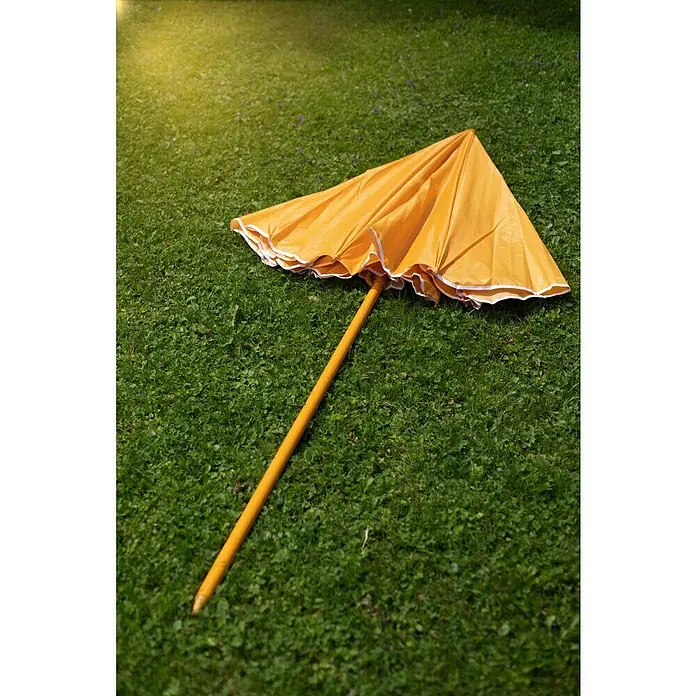 Sunfun Strandschirm - Durchmesser: 180 cm, Gelb - Stimmungsaufnahme