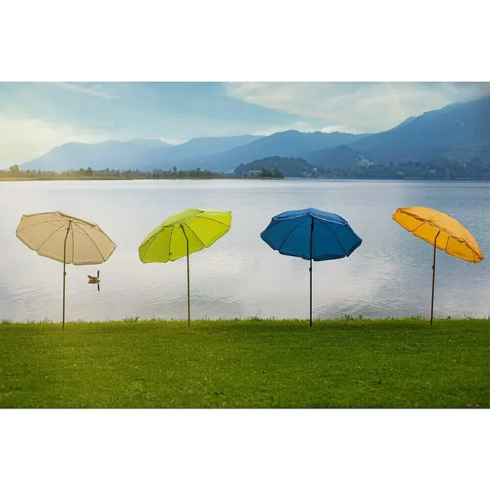 Sunfun Strandschirm - Durchmesser: 180 cm, Gelb - Stimmungsaufnahme