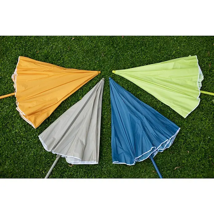Sunfun Strandschirm - Durchmesser: 180 cm, Taupe - Stimmungsaufnahme