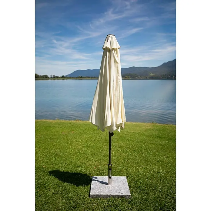 Sunfun Sonnenschirm Torino - Natur, Durchmesser: 270 cm - Stimmungsaufnahme