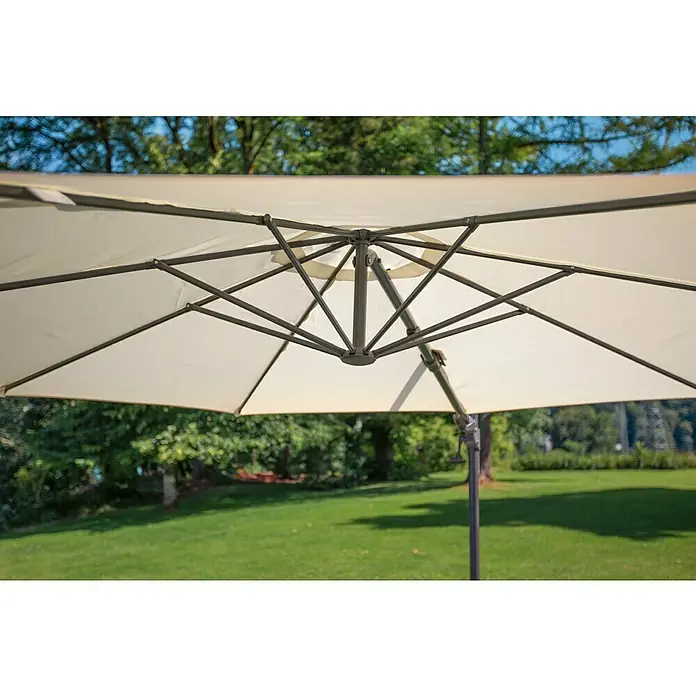 Sunfun Ampelschirmgestell Capri - Durchmesser: 300 cm, Aluminium, Rund - Stimmungsaufnahme