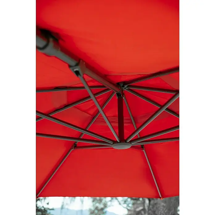 Sunfun Melina Schirmbezug - Orange, Durchmesser: 400 cm, Passend für: Sunfun Ampelschirmgestell Melina Ø 400 cm - Stimmungsaufnahme