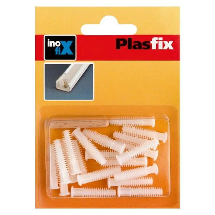 Inofix Plasfix Taco de fijación - 20 ud., Blanco