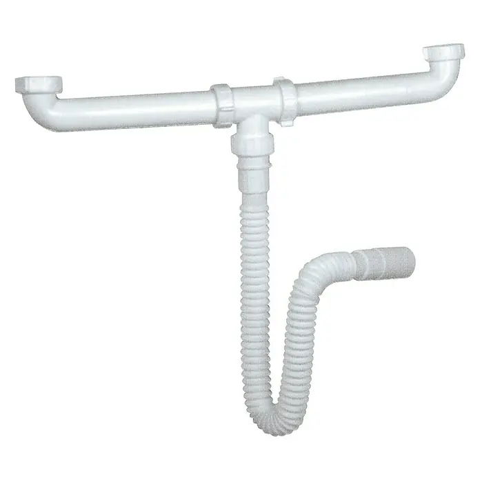 Sifón para fregadero doble adaptable - 1½"