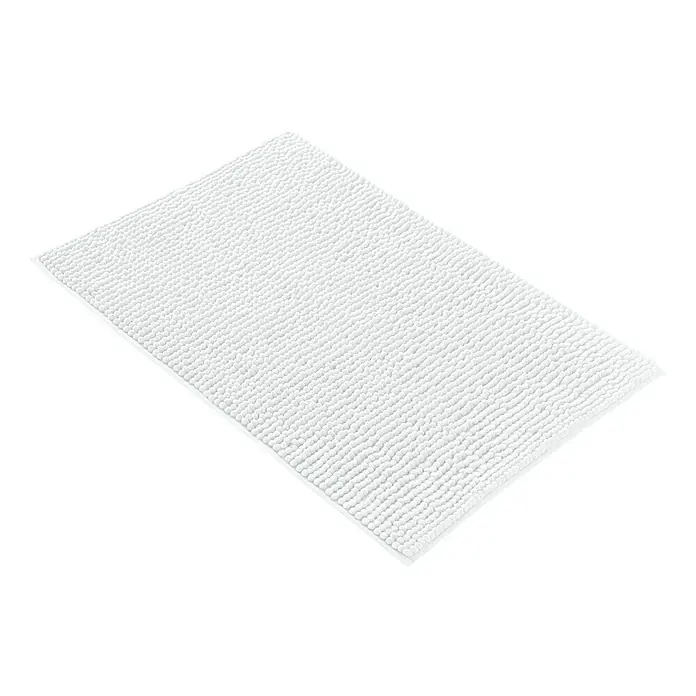 Camargue Kupaonski tepih Zottel - 50 x 80 cm, Bijele boje - Dijagonalni pogled