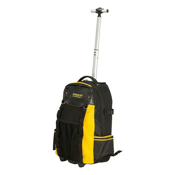 Stanley FatMax Mochila para herramientas - Nylon, Negro/Amarillo, No incluye herramientas - Vista frontal