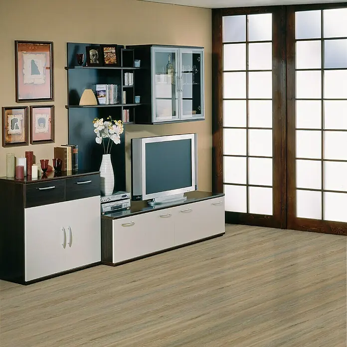 Decolife Vinylboden Winter Pine - 1.220 x 185 x 10,5 mm, Landhausdiele - Stimmungsaufnahme