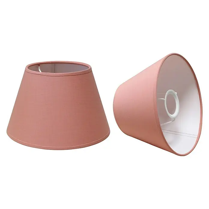 Idp Lampshades Pantalla de lámpara Cónica - Ø x Al: 30 x 20 cm, Salmón - Vista angular