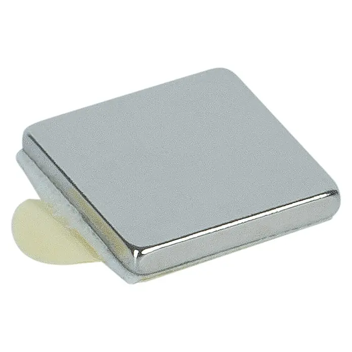 Fix-o-moll Magnet Neodym Quader - L x B x H: 10 x 10 x 1,5 mm, Quadratisch - Diagonale Ansicht