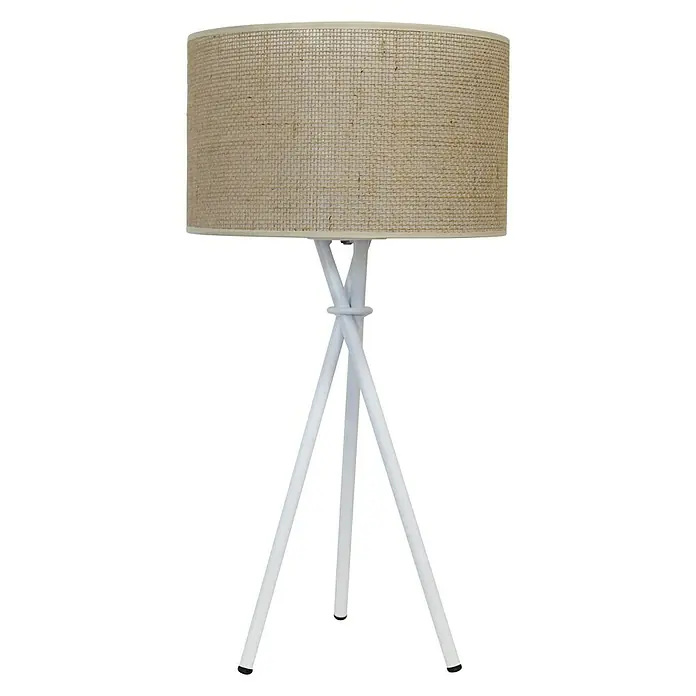 Idp Lampshades Sisa Lámpara de sobremesa - 40 W, Altura: 59 cm, Crema, E27 - Vista frontal