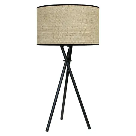 Idp Lampshades Fine negra Lámpara de sobremesa
